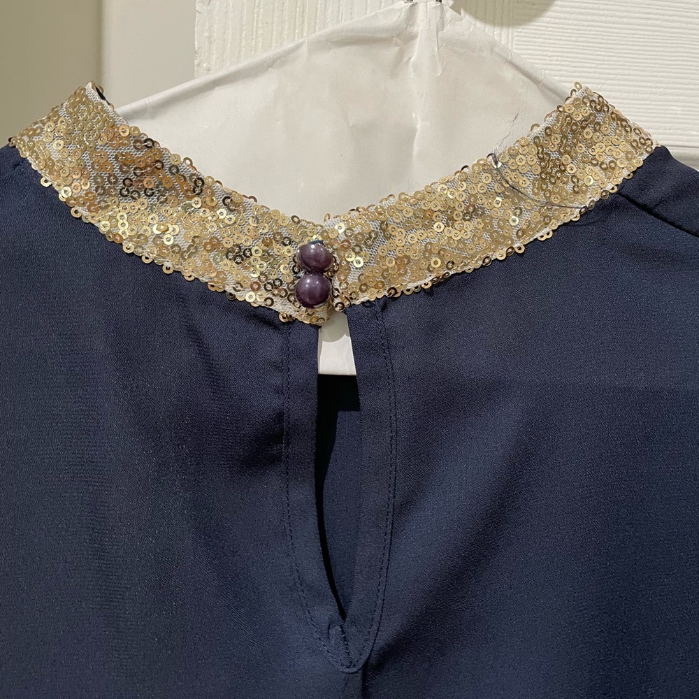 Navy blue blouse - Picture 5 of 12